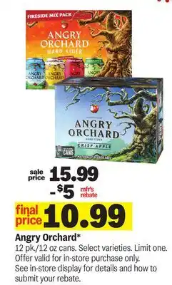 Meijer Angry Orchard offer