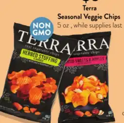 Fresh Thyme Terra Seasonal Veggie Chips offer