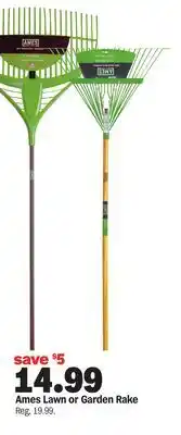 Meijer Ames Lawn or Garden Rake offer