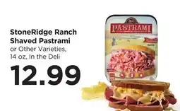 Food 4 Less StoneRidge Ranch Shaved Pastrami offer