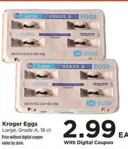 Food 4 Less Kroger Eggs offer