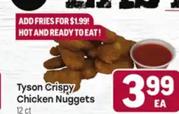 Tony’s Fresh Market Tyson Crispy Chicken Nuggets offer