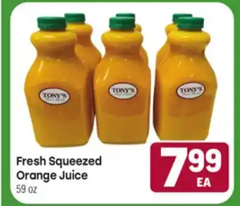 Tony’s Fresh Market Fresh Squeezed Orange Juice offer