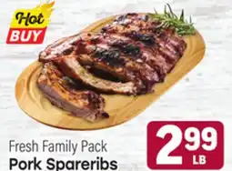Tony’s Fresh Market Pork Spareribs offer