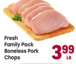Tony’s Fresh Market Fresh Family Pack Boneless Pork Chops offer