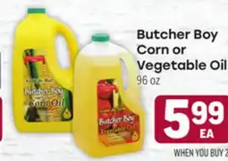 Tony’s Fresh Market Butcher Boy Corn or Vegetable Oil offer