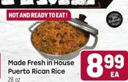 Tony’s Fresh Market Made Fresh in House Puerto Rican Rice offer