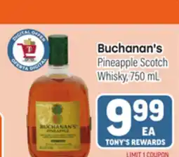 Tony’s Fresh Market Buchanan's offer