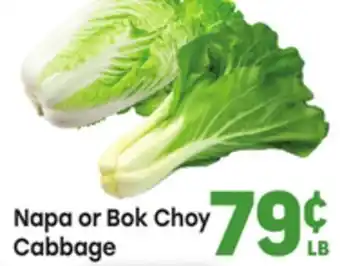 Tony’s Fresh Market Napa or Bok Choy Cabbage offer