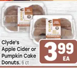 Tony’s Fresh Market Clyde's Apple Cider or Apple Cider or Pumpkin Cake offer