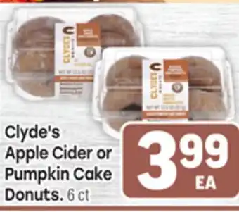 Tony’s Fresh Market Clyde's Apple Cider or Apple Cider or Pumpkin Cake offer