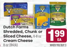 Tony’s Fresh Market Shredded, Chunk or Sliced Cheese 6–8 oz Cream Cheese 8 oz (brick) offer