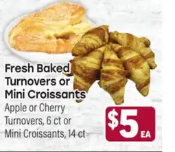 Tony’s Fresh Market Fresh Baked Turnovers or Turnovers or Mini Croissants offer