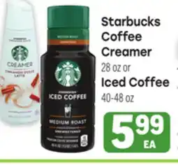 Tony’s Fresh Market Starbucks Coffee Creamer or Iced Coffee offer