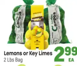 Tony’s Fresh Market Lemons or Key Limes offer