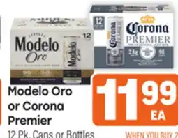 Tony’s Fresh Market Modelo Oro or Corona Premier offer
