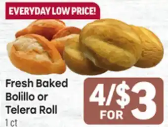 Tony’s Fresh Market Fresh Baked Bolillo or Telera Roll offer