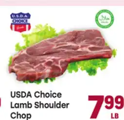 Tony’s Fresh Market USDA Choice Lamb Shoulder Chop offer