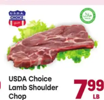 Tony’s Fresh Market USDA Choice Lamb Shoulder Chop offer