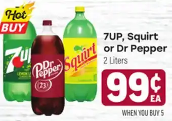 Tony’s Fresh Market 7UP, Squirt or Dr Pepper offer