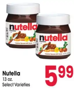 Jewel-Osco Nutella offer