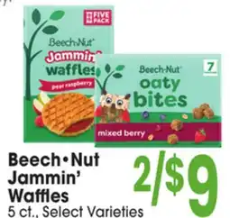 Jewel-Osco Beech Nut Jammin' Waffles offer