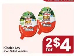 Jewel-Osco Kinder Joy offer
