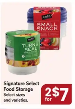 Jewel-Osco Signature Select Food Storage offer