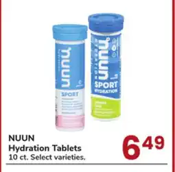 Jewel-Osco NUUN Hydration Tablets offer