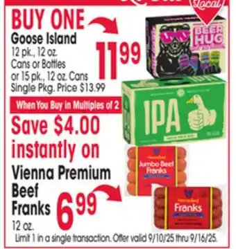 Jewel-Osco Goose Island offer