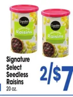 Jewel-Osco Signature Select Seedless Raisins offer