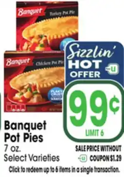 Jewel-Osco Banquet Pot Pies offer