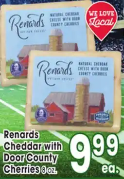 Jewel-Osco Renards Cheddar with Door County Cherries offer