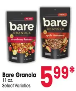 Jewel-Osco Bare Granola offer