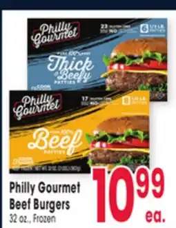 Jewel-Osco Philly Gourmet Beef Burgers offer