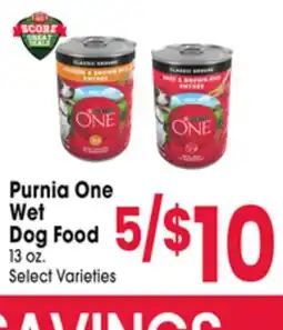 Jewel-Osco Purina One Wet Dog Food offer