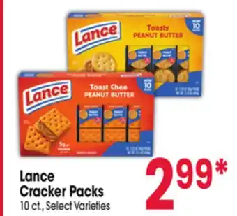 Jewel-Osco Lance Cracker Packs offer