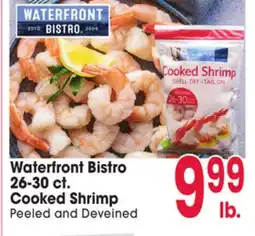 Jewel-Osco Waterfront Bistro 26-30 ct. Cooked Shrimp offer