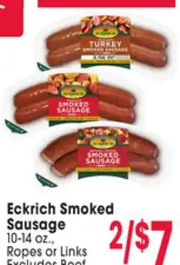 Jewel-Osco Eckrich Smoked Sausage offer