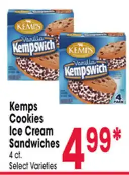 Jewel-Osco Kemps Cookies Ice Cream Sandwiches offer