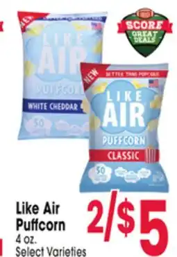 Jewel-Osco Like Air Puffcorn offer