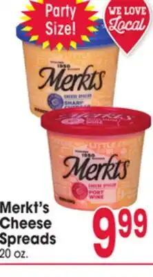 Jewel-Osco Merkt's Cheese Cheese Spreads offer