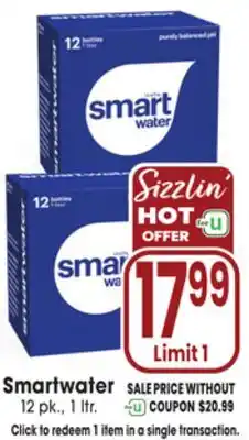 Jewel-Osco Smartwater offer