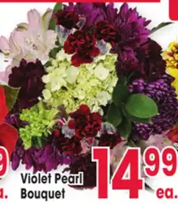 Jewel-Osco Violet Pearl Bouquet offer
