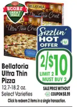 Jewel-Osco Bellatoria Ultra Thin Pizza offer