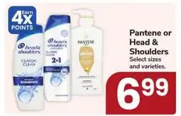 Jewel-Osco Pantene or Head & Shoulders offer