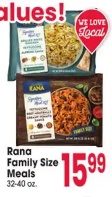 Jewel-Osco Rana Family Size Meals offer