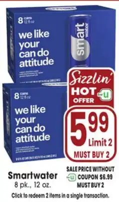 Jewel-Osco Smartwater offer