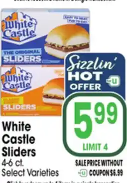 Jewel-Osco White Castle Sliders offer