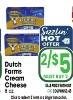 Jewel-Osco Dutch Farms Cream Cheese offer